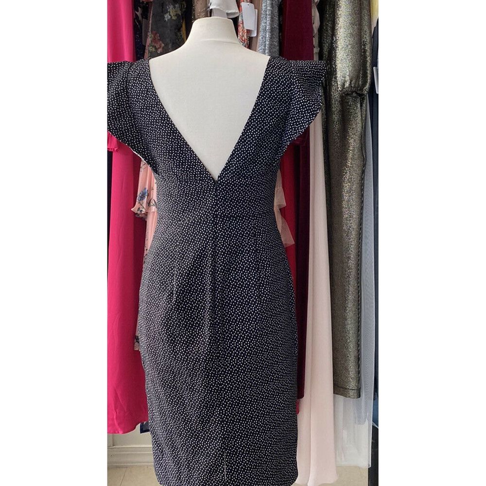 New ML Monique Lhuillier Polka Dot Sheath Dress - Picture 3 of 3